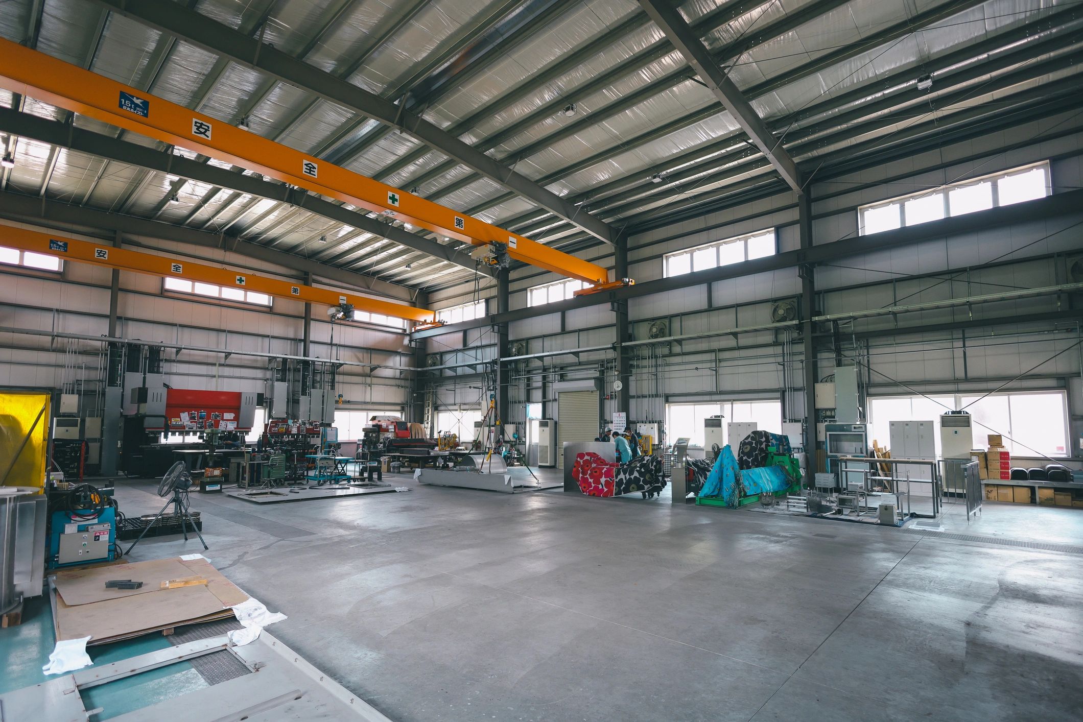 Industrial factory interior representing production reliability